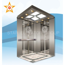 Miroir Etching Stainless 1000kg Passenger Elevator for Restaurant